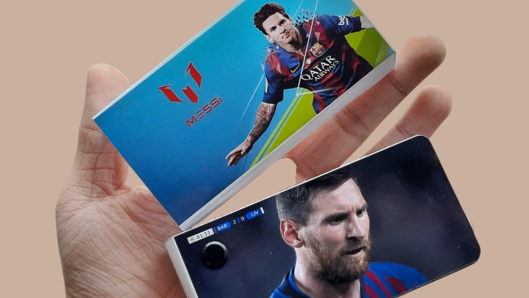 Lionel Messi Flipbook - Iconic Free Kick vs Liverpool - Champions League Masterpiece - Perfect Gift for Messi Fans