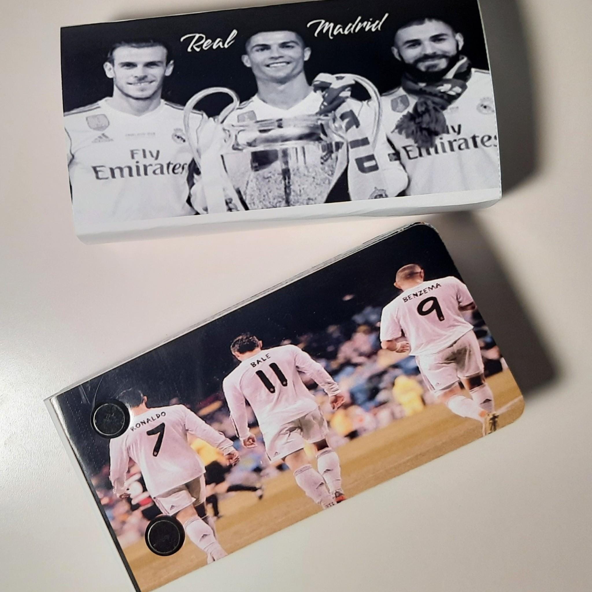 Real Madrid Goal Flipbook β Ronaldo, Bale, Marcelo | Animated Football Gift