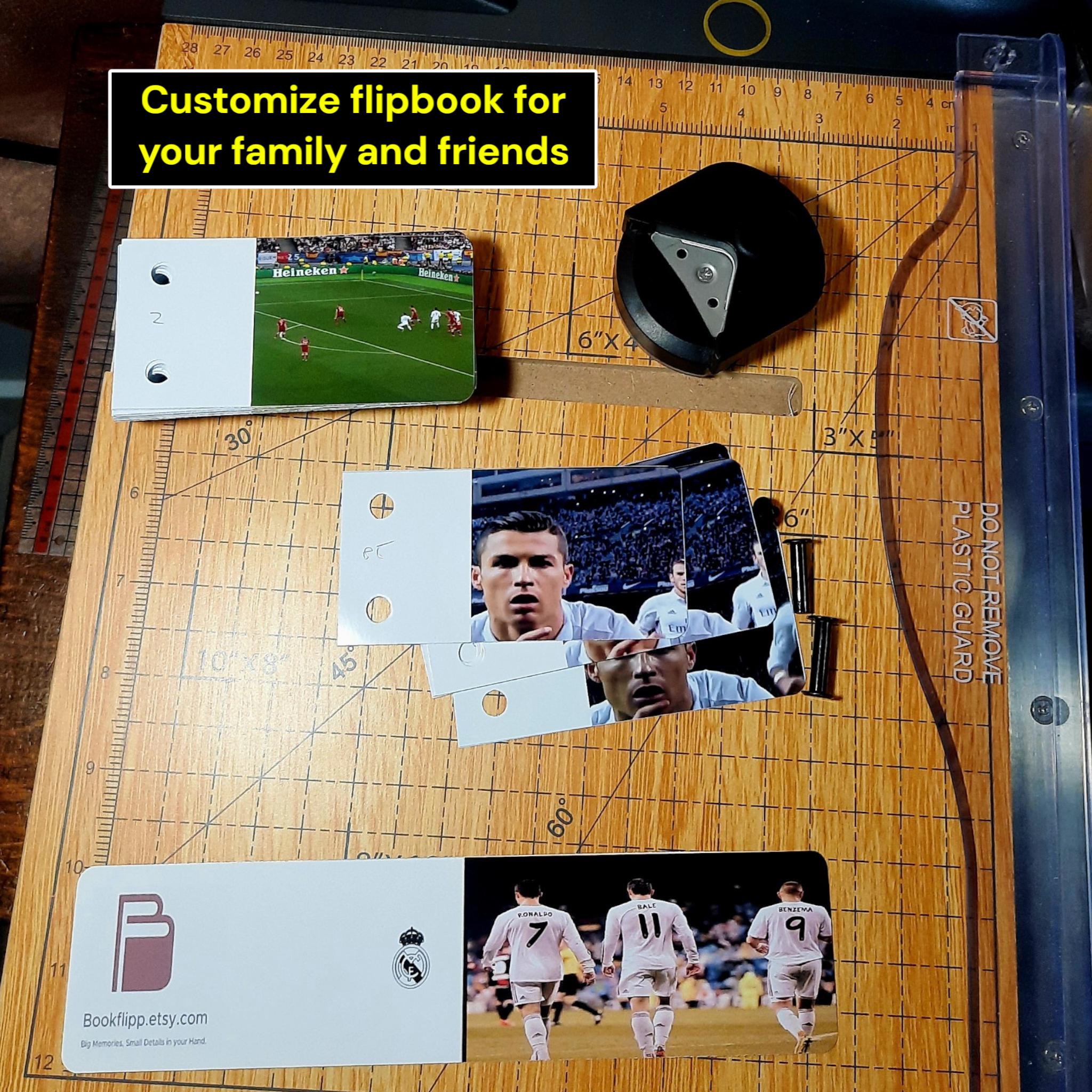 Real Madrid Goal Flipbook β Ronaldo, Bale, Marcelo | Animated Football Gift