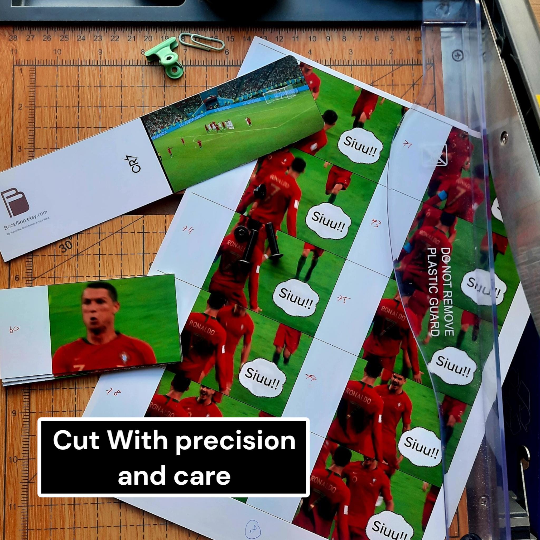 CR7 Cristiano Ronaldo Free Kick Flipbook: Portugal vs. Spain