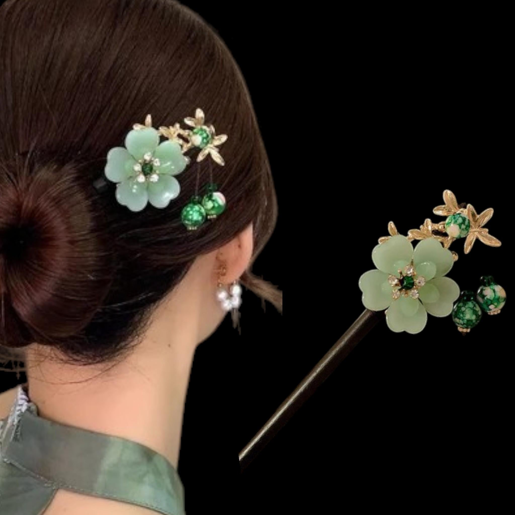 Minimalist Wood Hair Pin: Elegant Natural Hair Accessory (16cm Length)