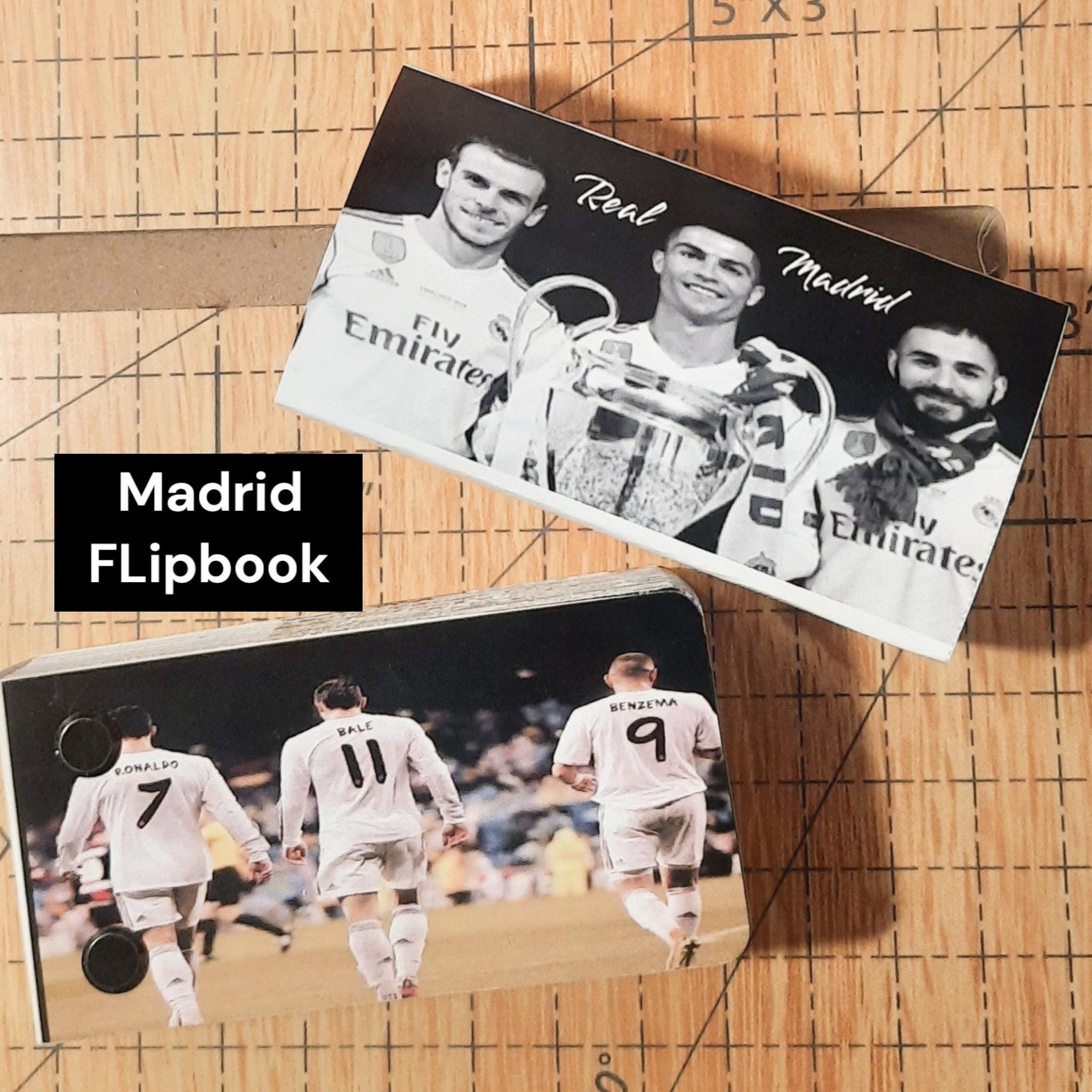Real Madrid Goal Flipbook – Ronaldo, Bale, Marcelo | Animated Football Gift