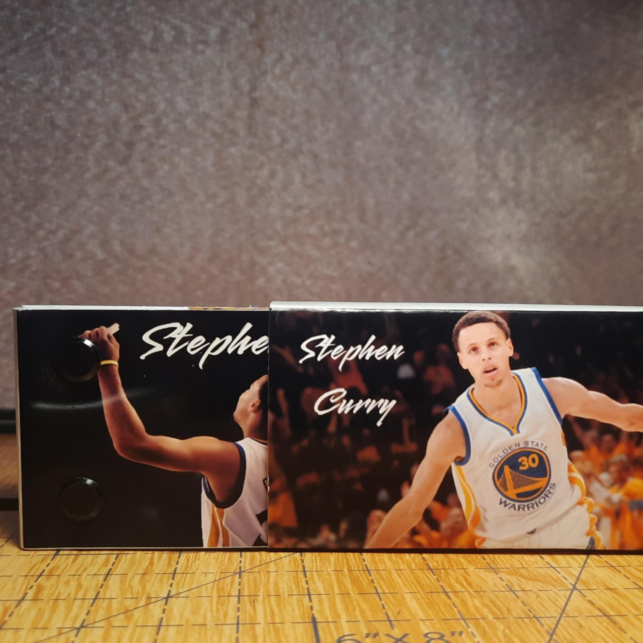 Stephen Curry Basketball Flipbook – Glossy Quality Print | Golden state warriors Animation | 10x5x3cm Flip Book Gift for NBA Fans
