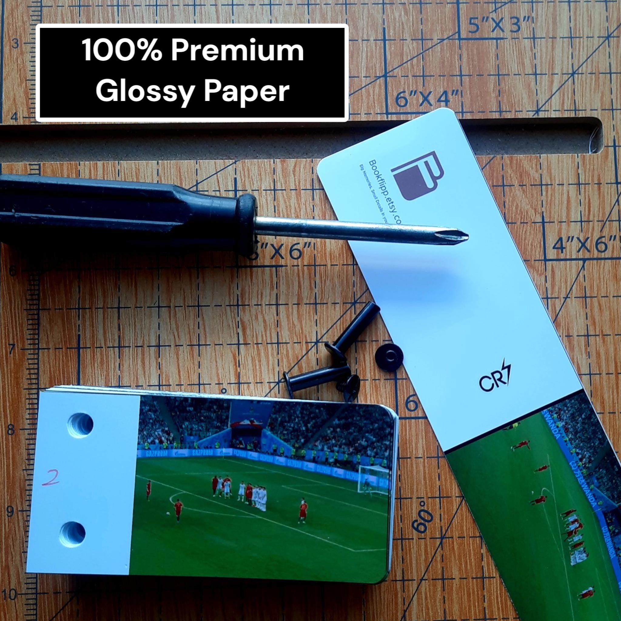 CR7 Cristiano Ronaldo Free Kick Magic Flipbook - Portugal vs. Spain | 10cm x 5cm | Glossy Paper Animation