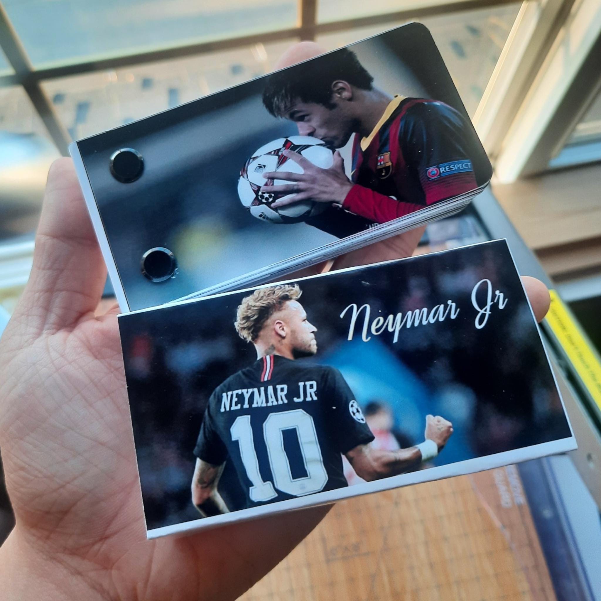 Neymar Flipbook: Handmade Soccer Animation Gift