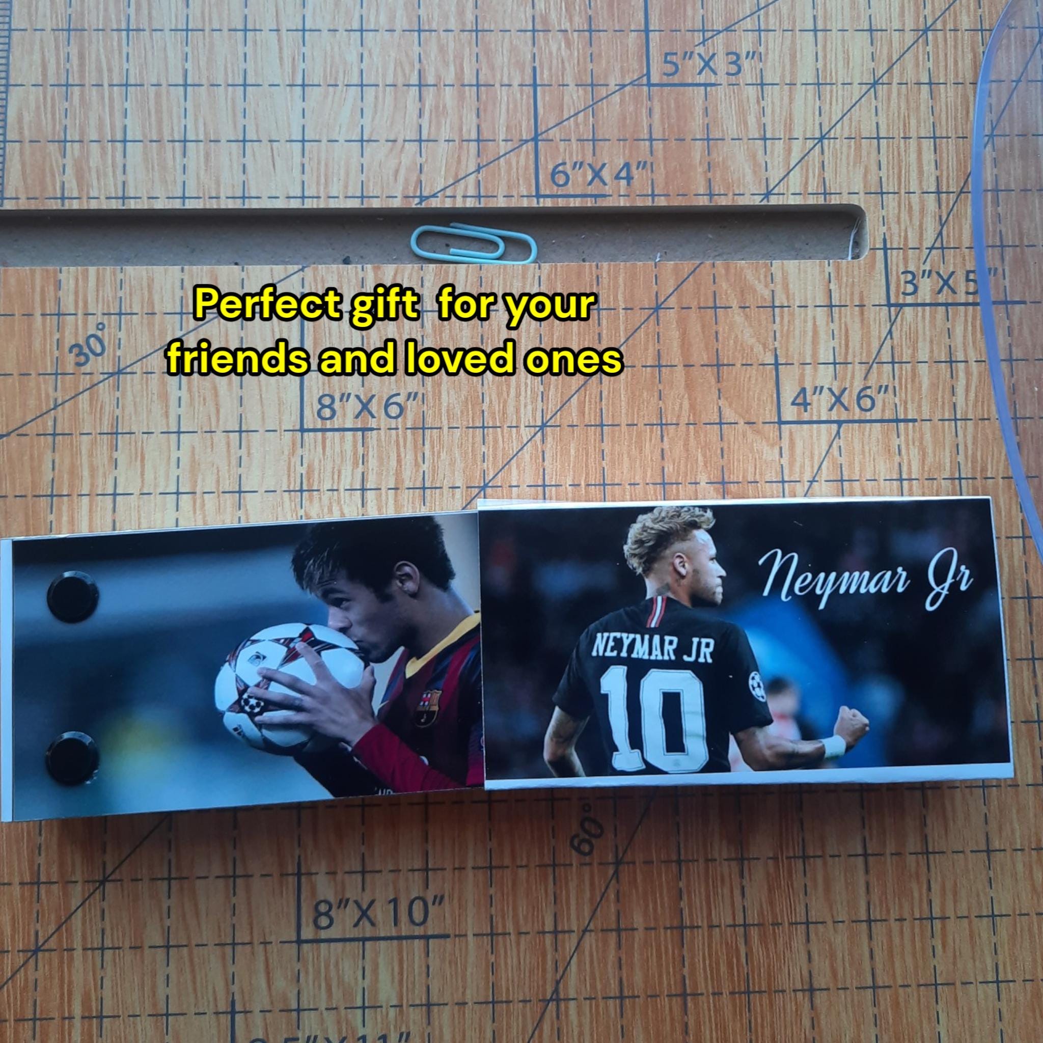 Neymar Flipbook: Handmade Soccer Animation Gift