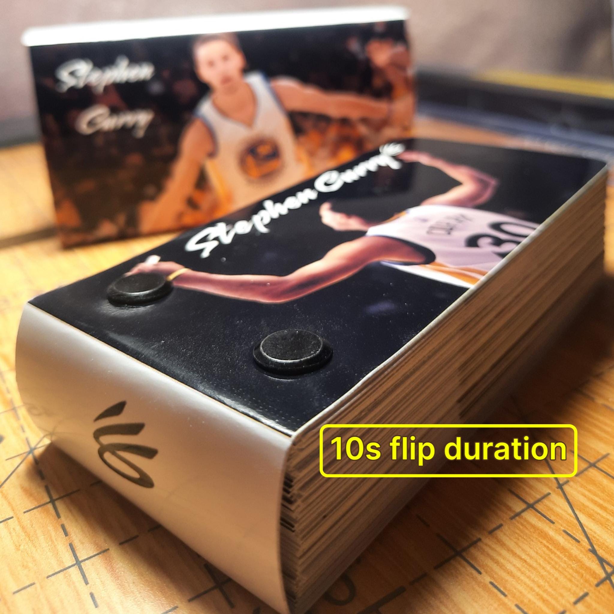 Stephen Curry Flipbook: Golden State Warriors Animation, NBA Gift